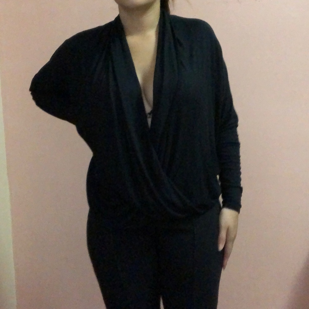 Long sleeve black sweater top - Picture 5 of 7